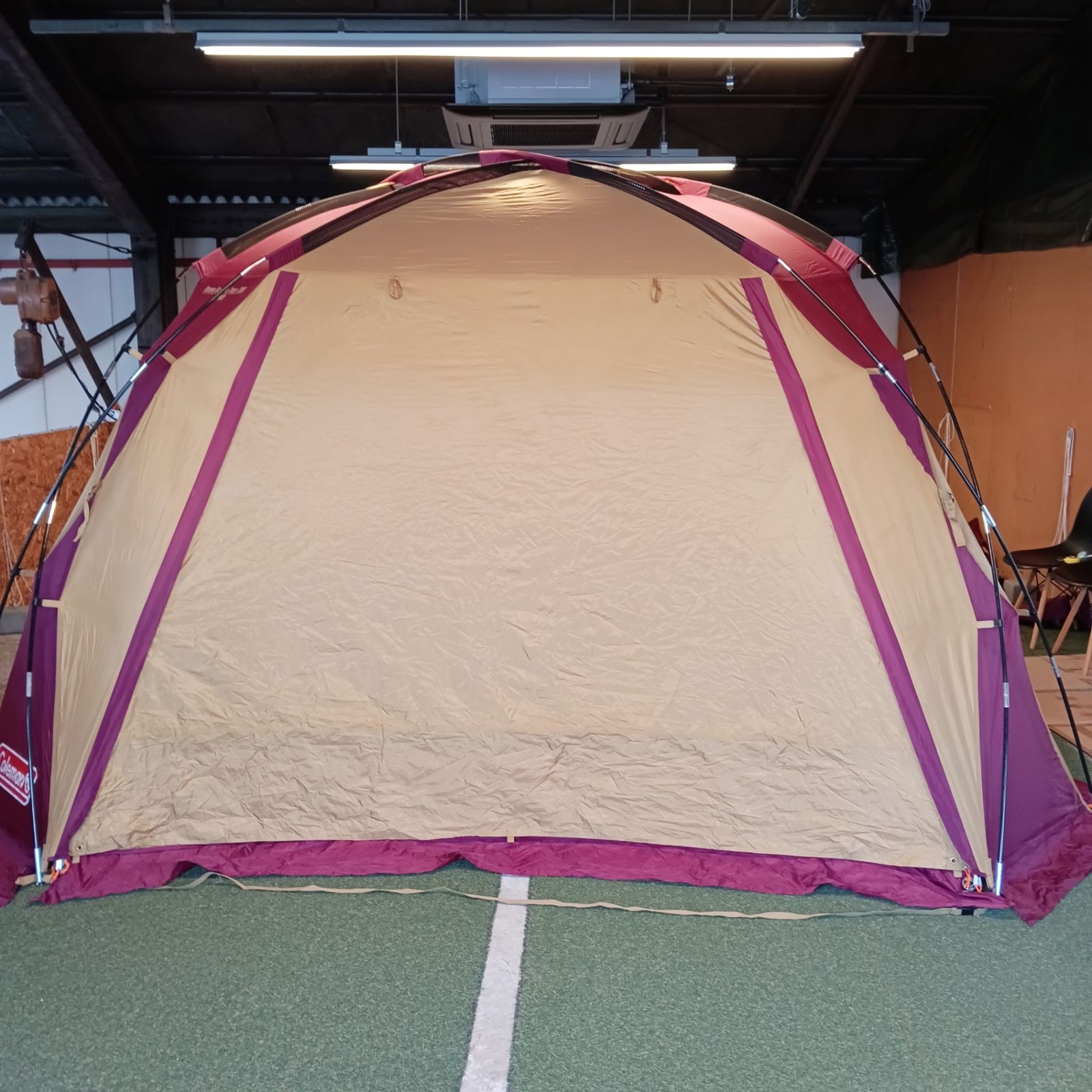 ◇Coleman(コールマン) ドームスクリーンタープ/380(バーガンディ