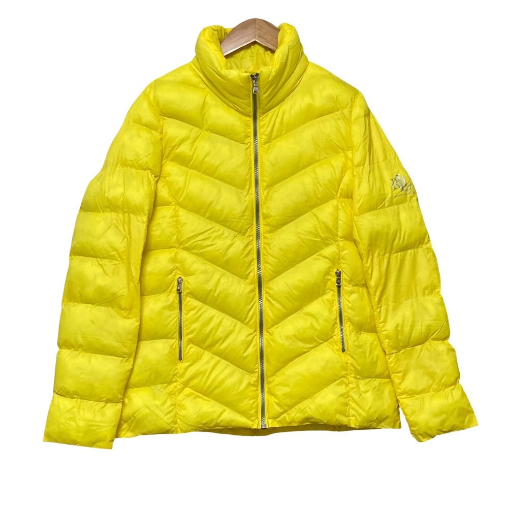 良品 LAUREN RALPH LAUREN ローレンラルフローレン ダウンジャケット S イエロー レディース 古着  USED