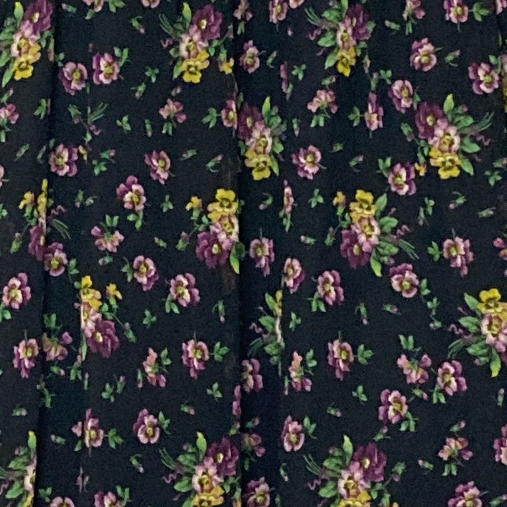 良品 leur logette ルールロジェット フラワープリント シルクドレス