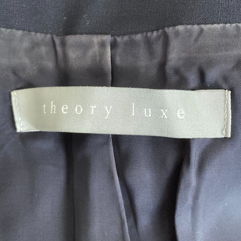 美品 theory luxe セオリーリュクス EXECUTIVE DONNA ノーカラー