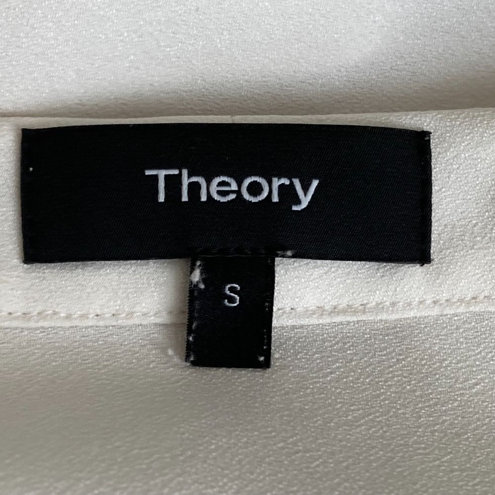 良品 Theory セオリー SHALLOW GGT KIMLY S 長袖 ボウタイ シャツ