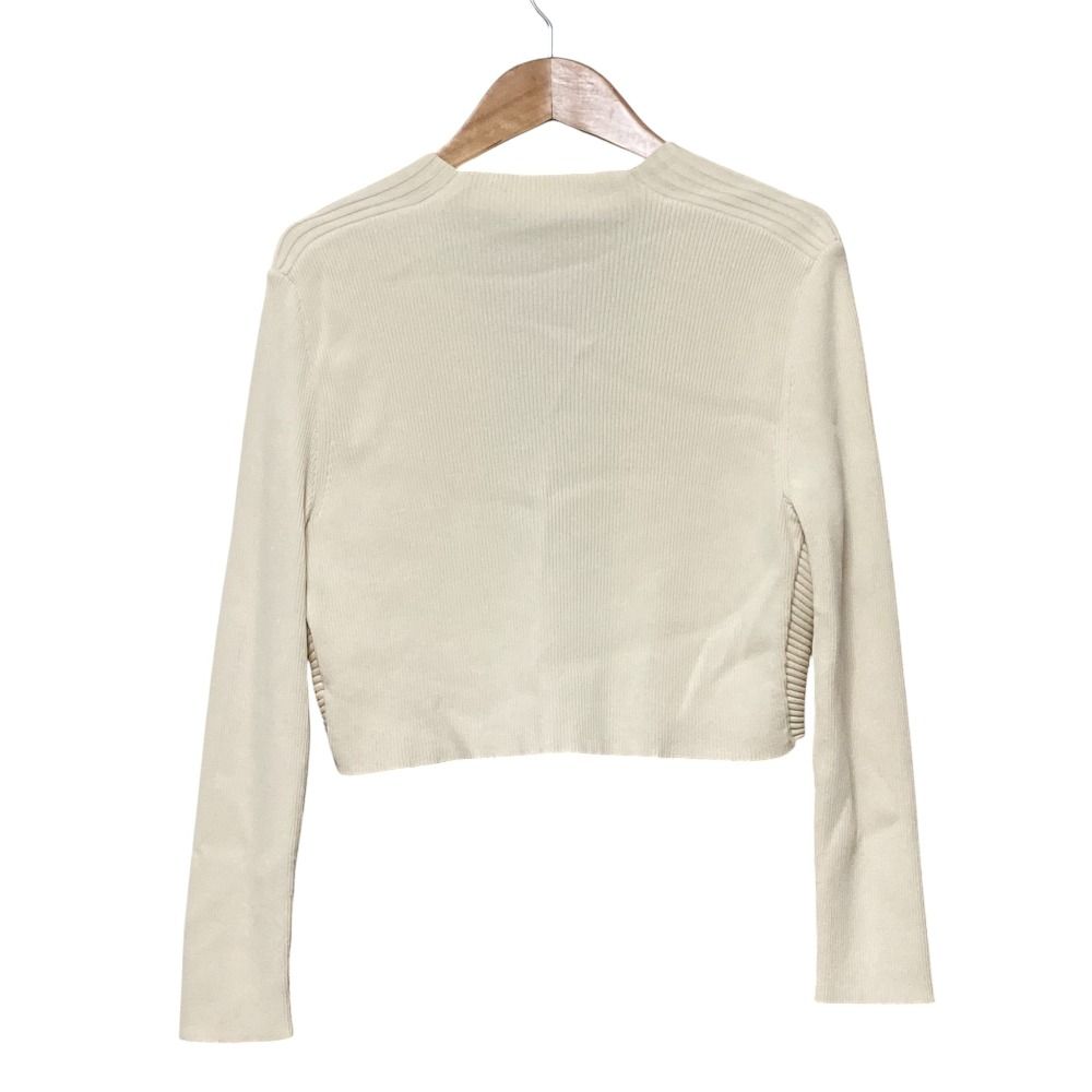 美品 EPOCA エポカ リブニット ショートカーディガン ボレロ サイズ40