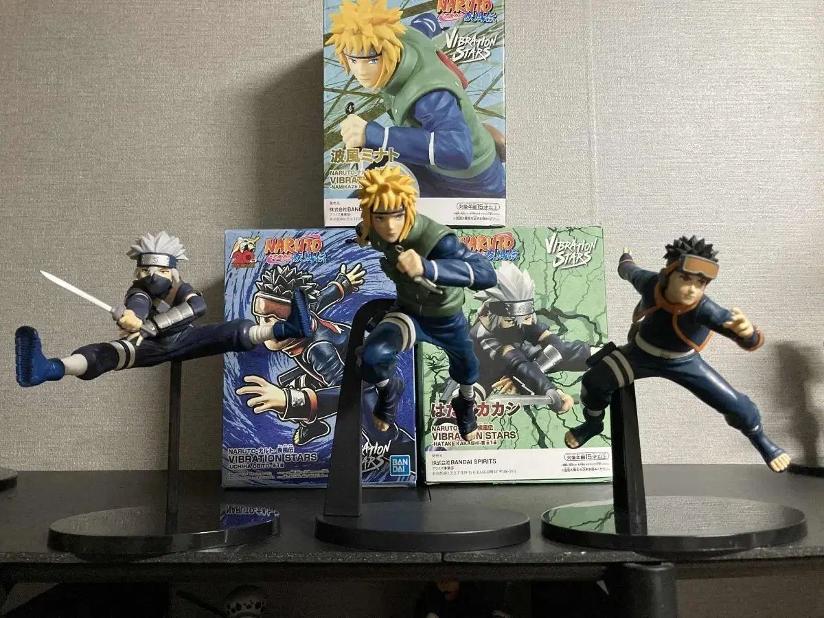 NARUTO -ナルト- Vibration Stars フィギュア 3種セット
