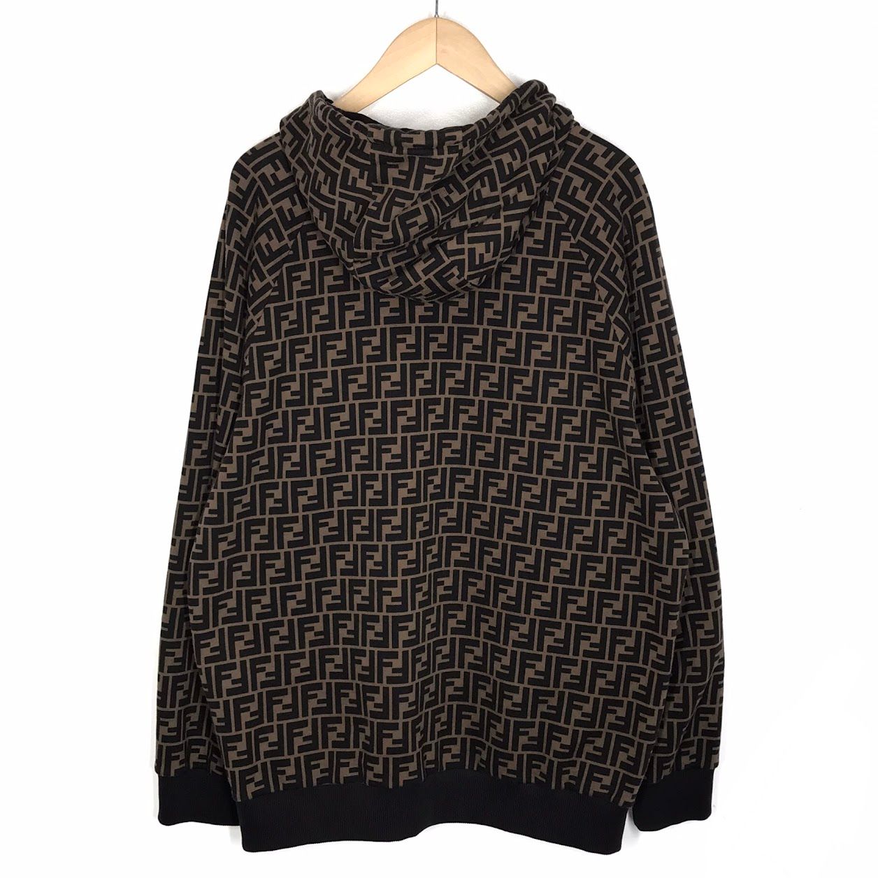 FENDI フェンディ パーカー ズッカプルオーバーパーカー FY 0945 A 6 ZT ズッカ ブラウン サイズ XXXL 108