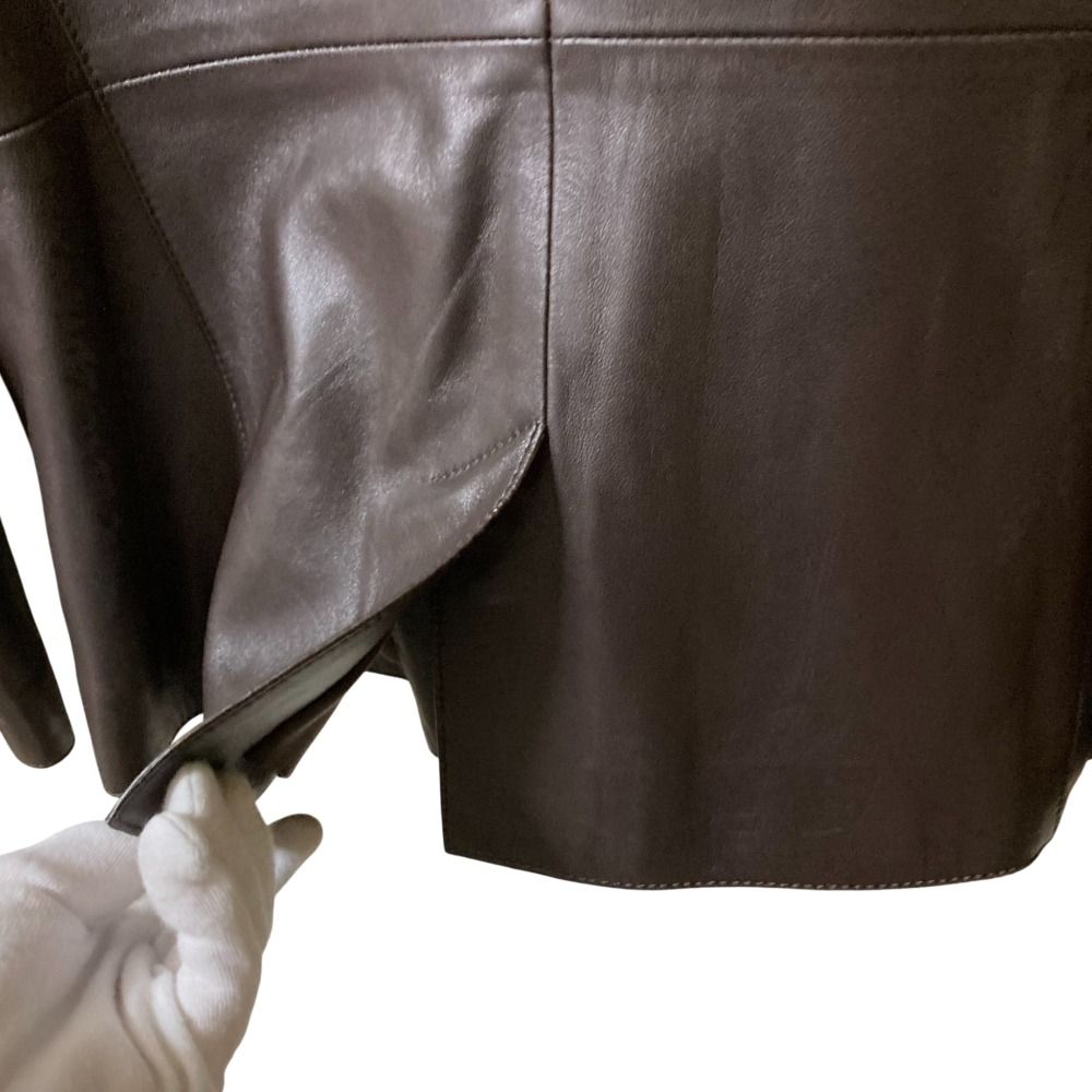 美品 LOEWE ロエベ ラムレザー テーラードジャケット サイズ42