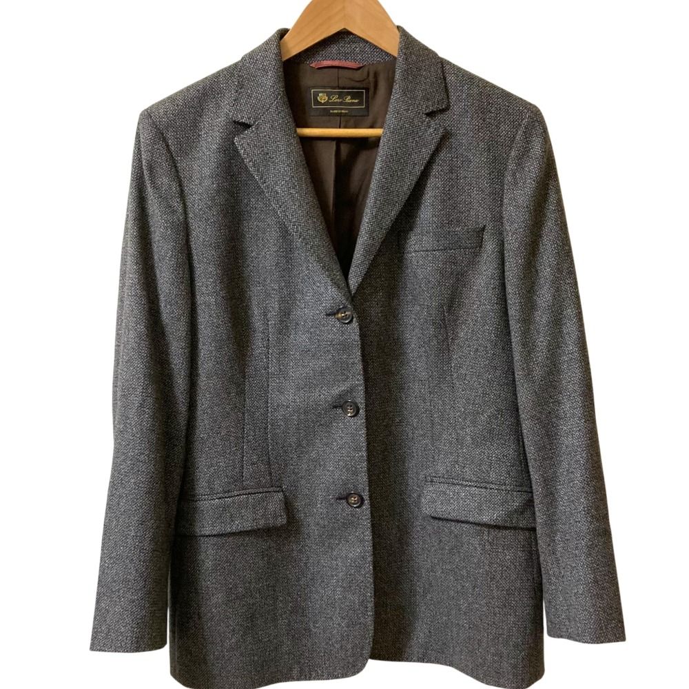美品 Loro Piana ロロピアーナ カシミヤ100％ 3B テーラードジャケット