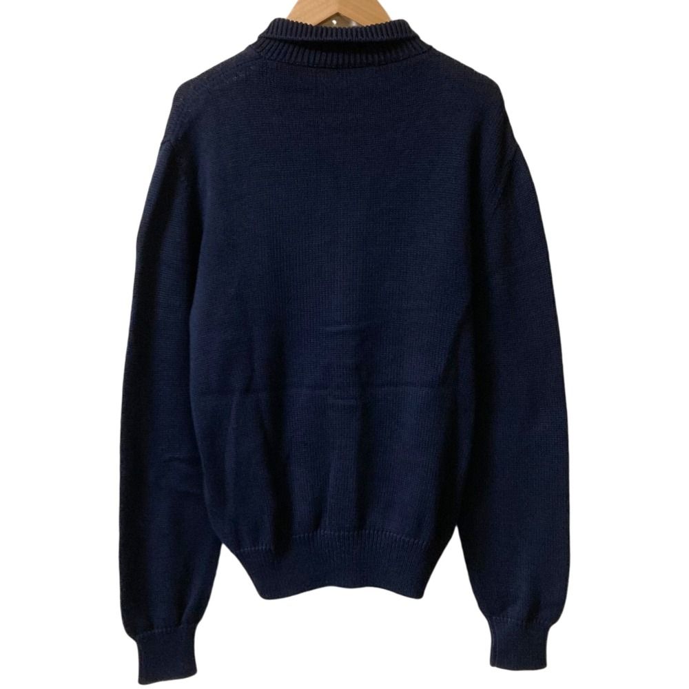 美品 Loro piana ロロピアーナ ニットカーディガン サイズ48 ネイビー