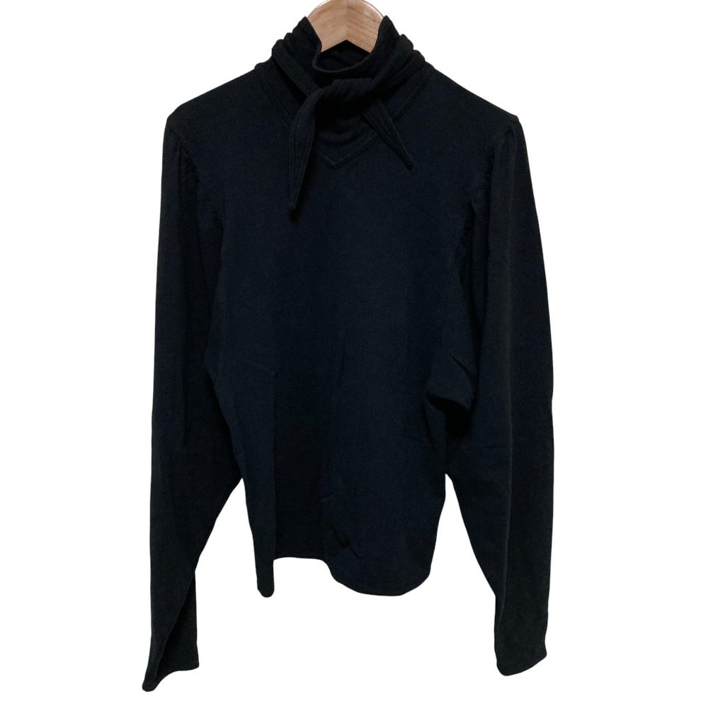 LEMAIRE ルメール FOULARD BLOUSE ブラウス 6521-343-0851 ブラック レディース 古着