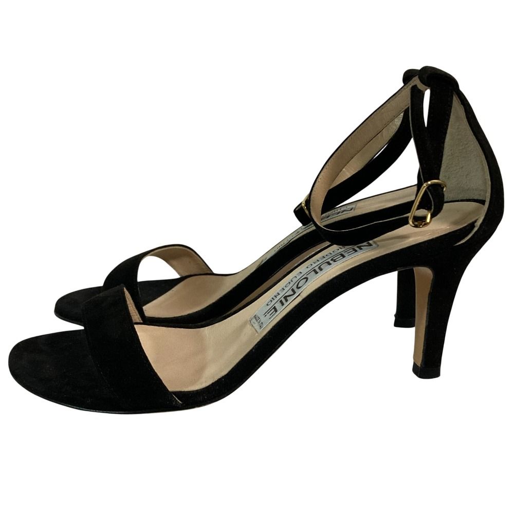 37 NEBULONI E. ネブローニ アンクル ストラップサンダル 黒　24 NEBULONI E.(ネブローニ)｜ブレイドアンクルストラップサンダル