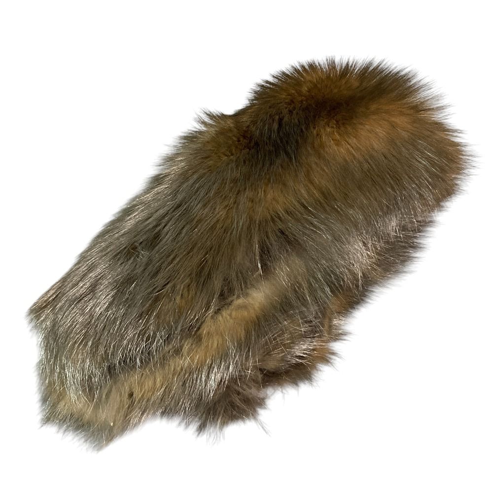 SAGA FURS サガファー アージェントゴールドフォックスファー ティペット マフラー レディース 古着
