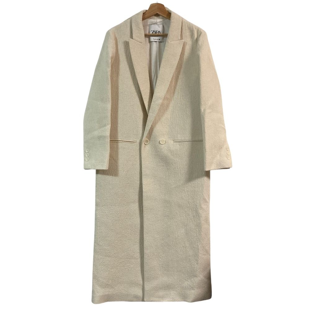 美品 ZARA ザラ ZW COLLECTION ミニマル ウールブレンドコート