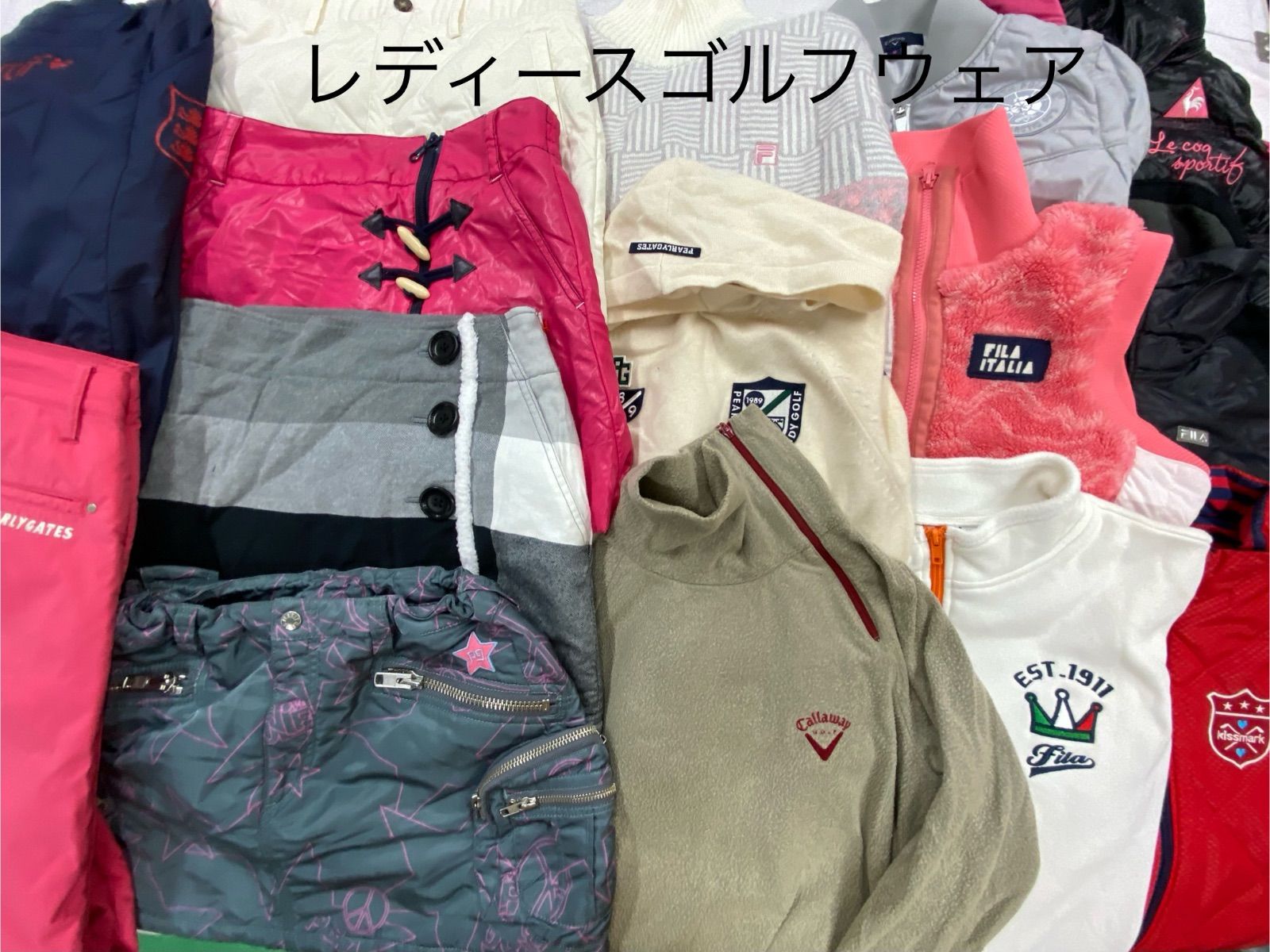 S 282 レディース ゴルフウェア おまとめ 15点 アウター トップス スカート パンツ