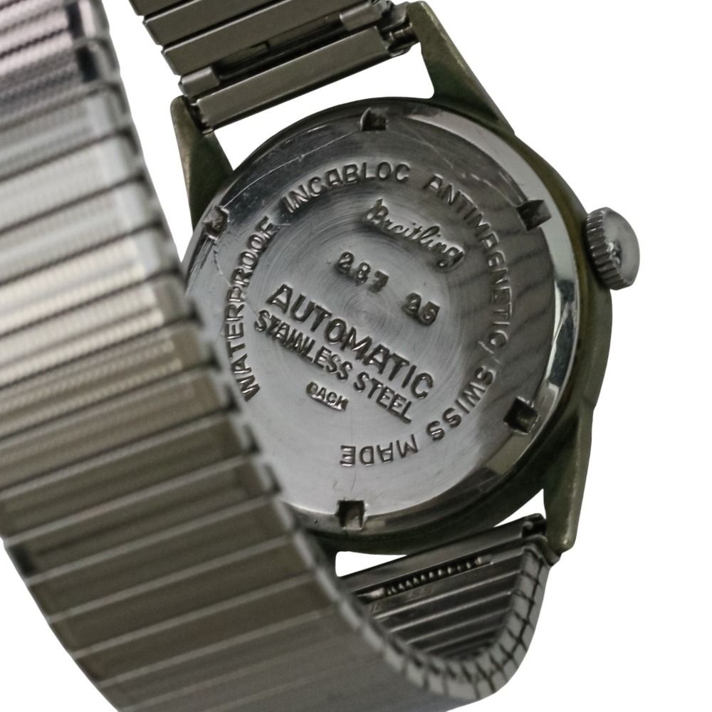 ブライトリング 17 JEWELS オートマチック 腕時計 シルバー 品 メンズ レディース 古着