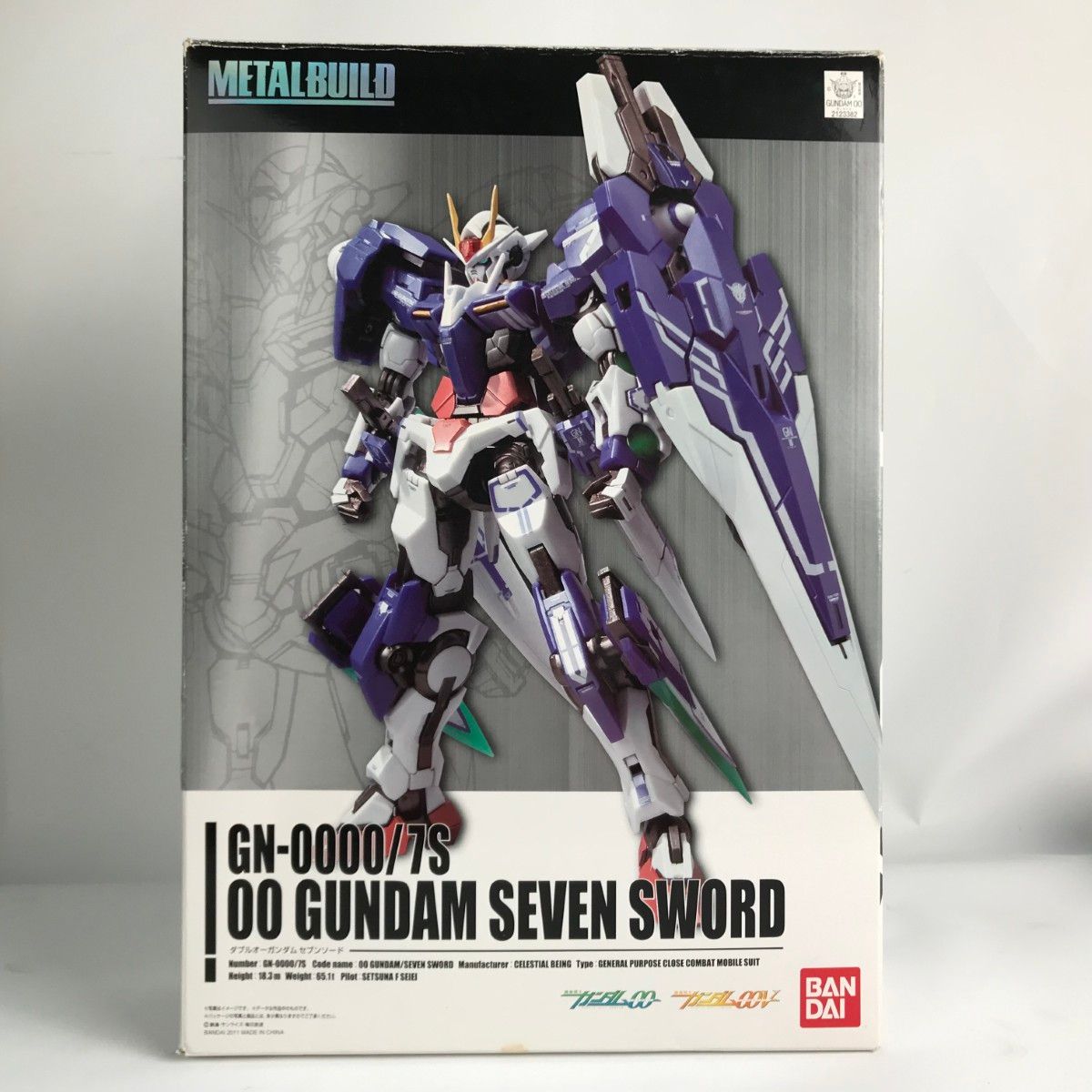 ■■BANDAI バンダイ ガンプラ L BUILD GN-0000/7S ダブルオーガンダム メタルビルド