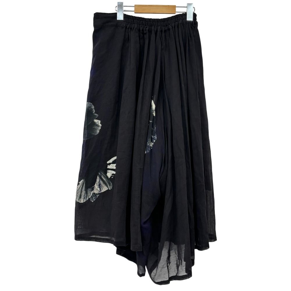 Y s ワイズ ヨウジヤマモト リネンブレンド イージーサルエルパンツ YH P 03 028 サイズ1 ブラック レディース 古着