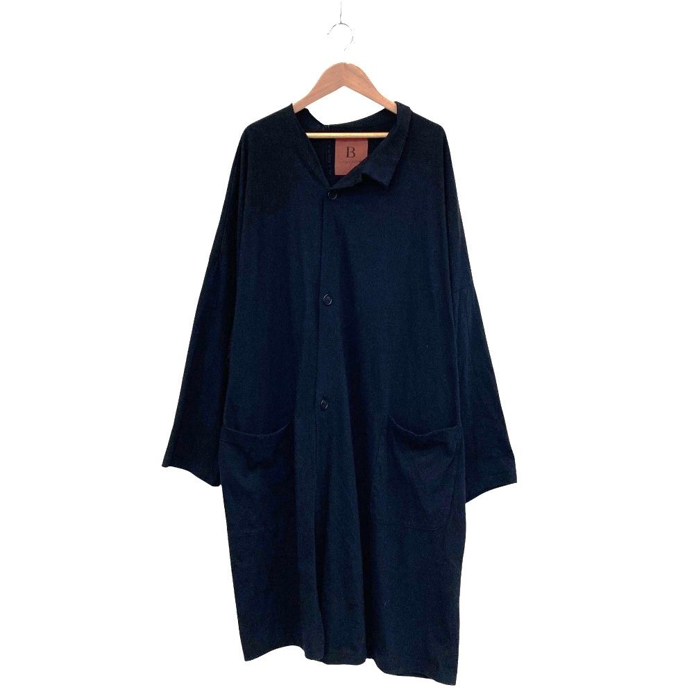 B Yohji Yamamoto ビーヨウジヤマモト ロングカットソー カーディガン NC T 89 091 サイズ2 ブラック レディース 古着