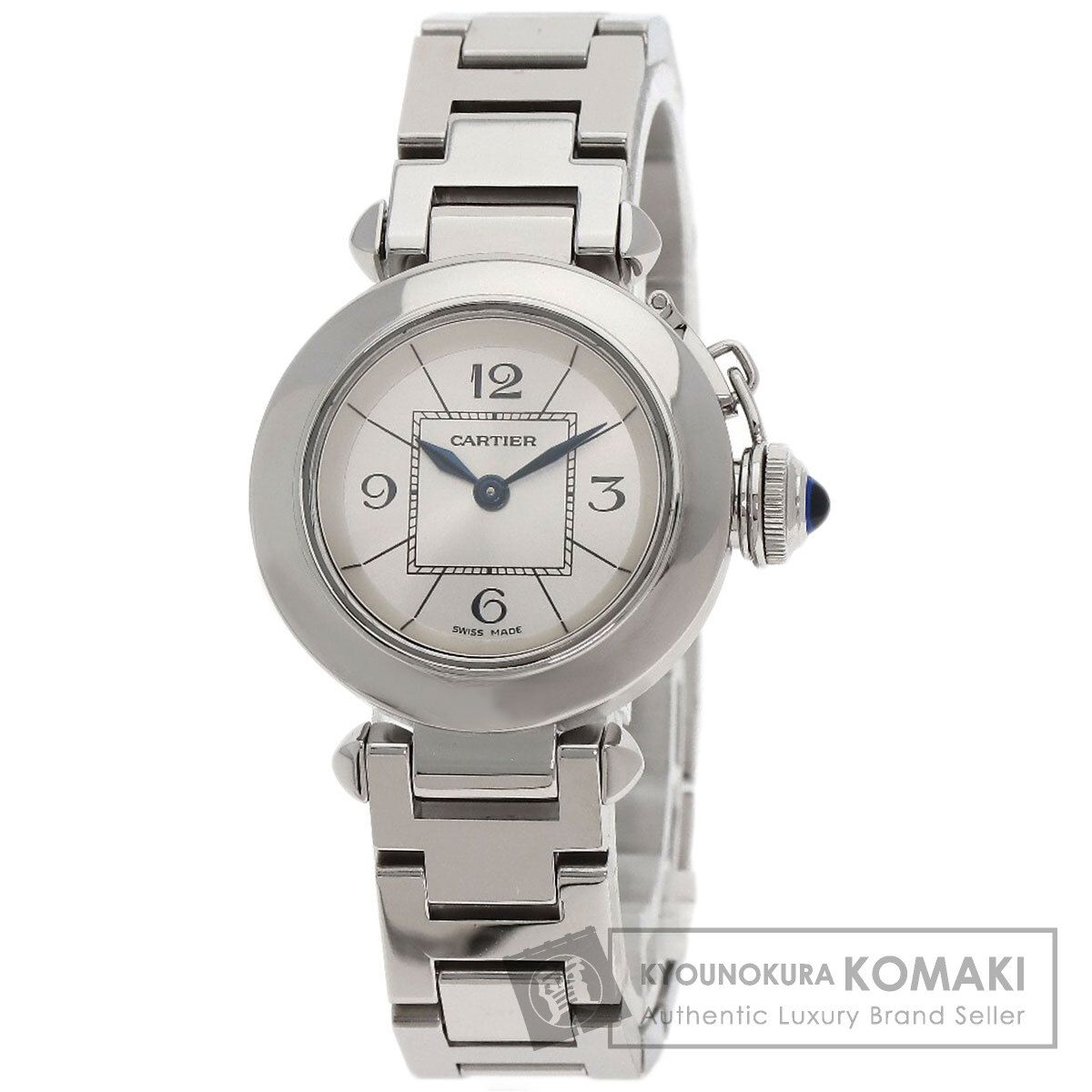 CARTIER カルティエ ミスパシャ 腕時計 SS レディース