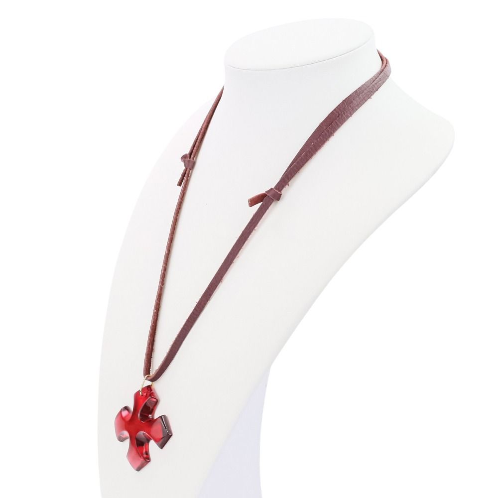 良品 Baccarat バカラ オクシタン クロス ペンダント ネックレス