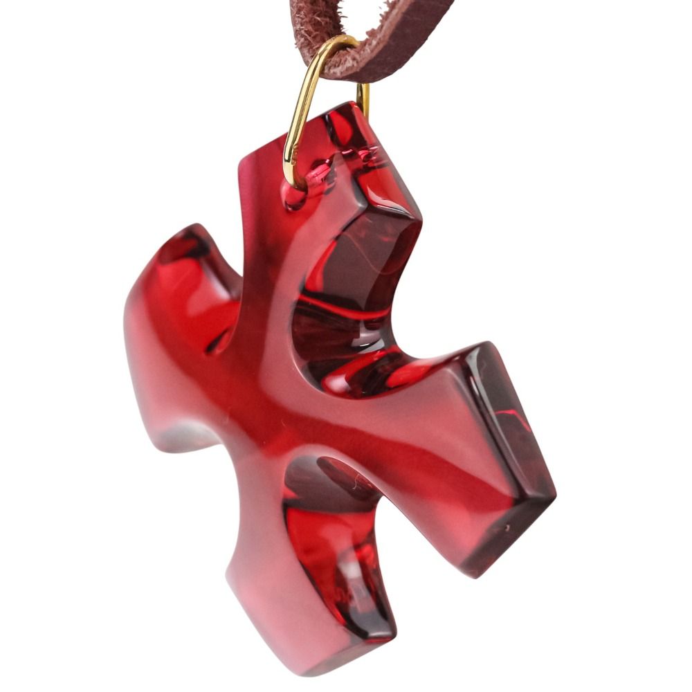 良品 Baccarat バカラ オクシタン クロス ペンダント ネックレス