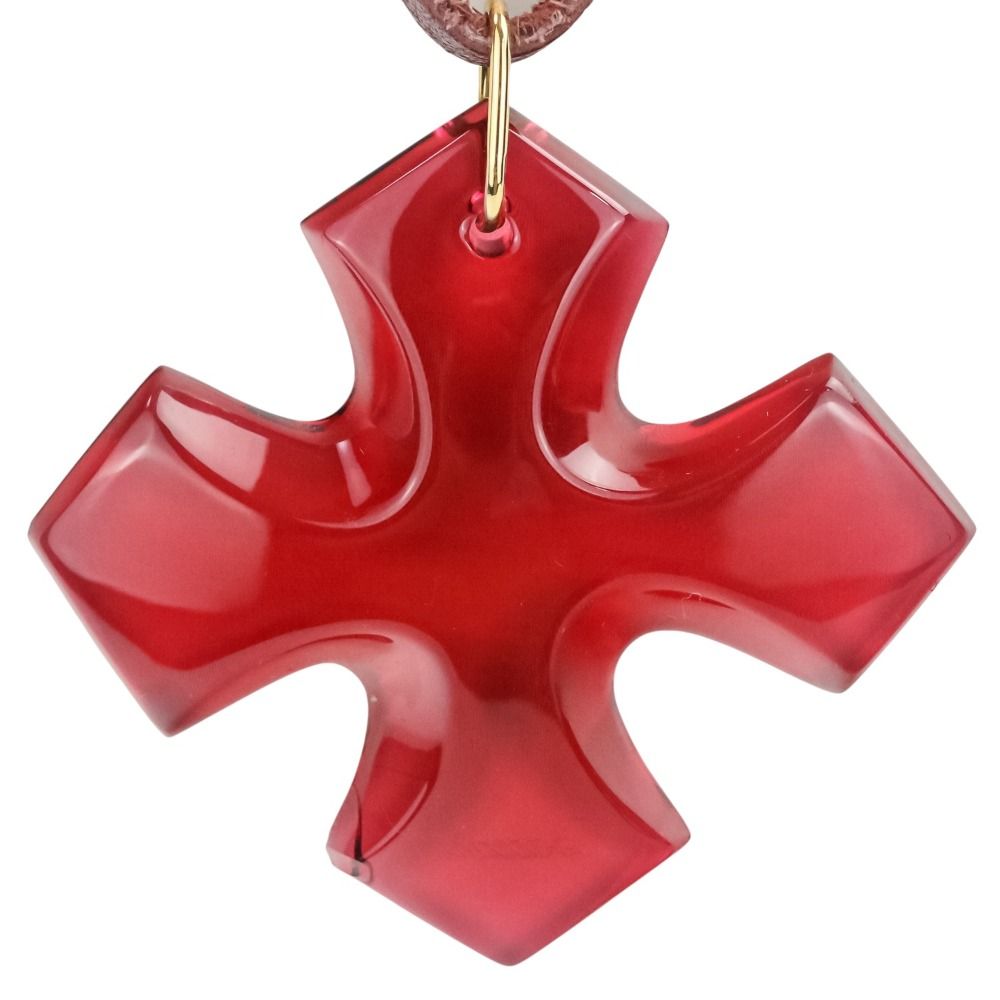 良品 Baccarat バカラ オクシタン クロス ペンダント ネックレス