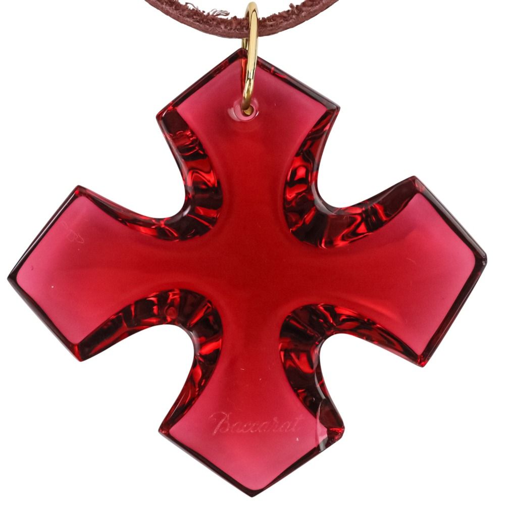 良品 Baccarat バカラ オクシタン クロス ペンダント ネックレス