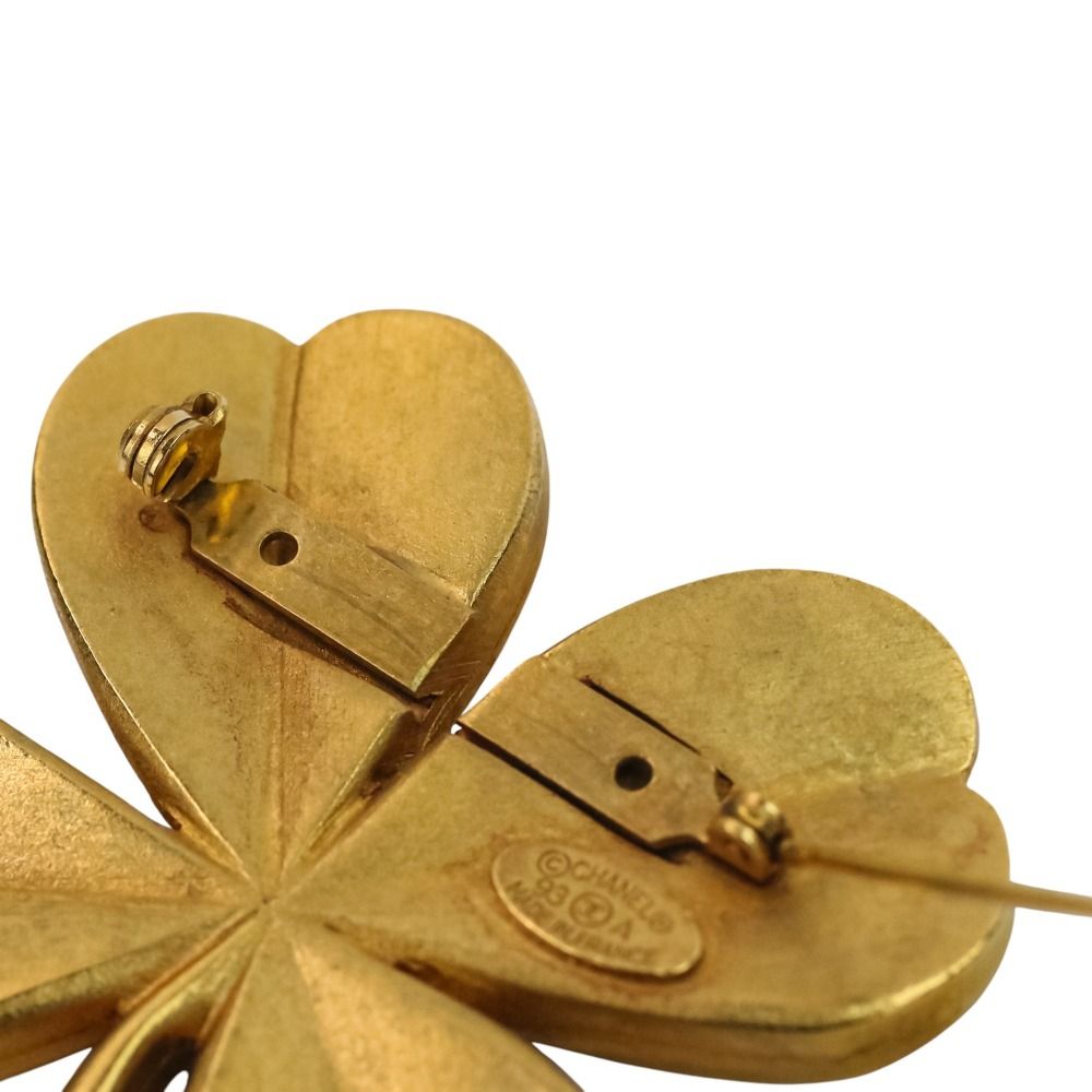 美品 CHANEL シャネル 93A ヴィンテージ クローバーモチーフ ココ