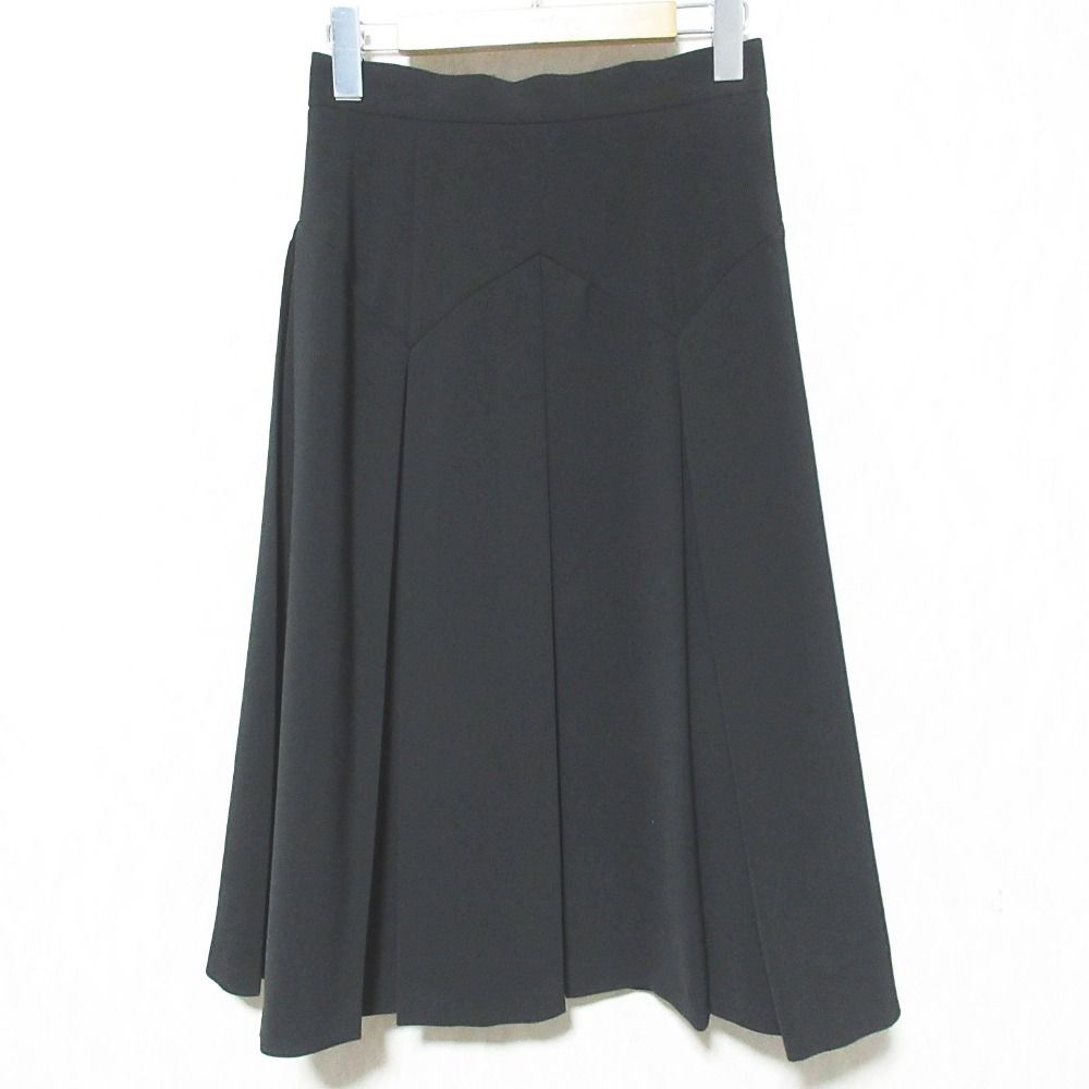 美品 FOXEY NEW YORK フォクシーニューヨーク ボックスプリーツ