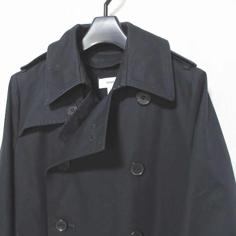 良品 HYKE ハイク 定番モデル ライナー付き トレンチコート 152-17005