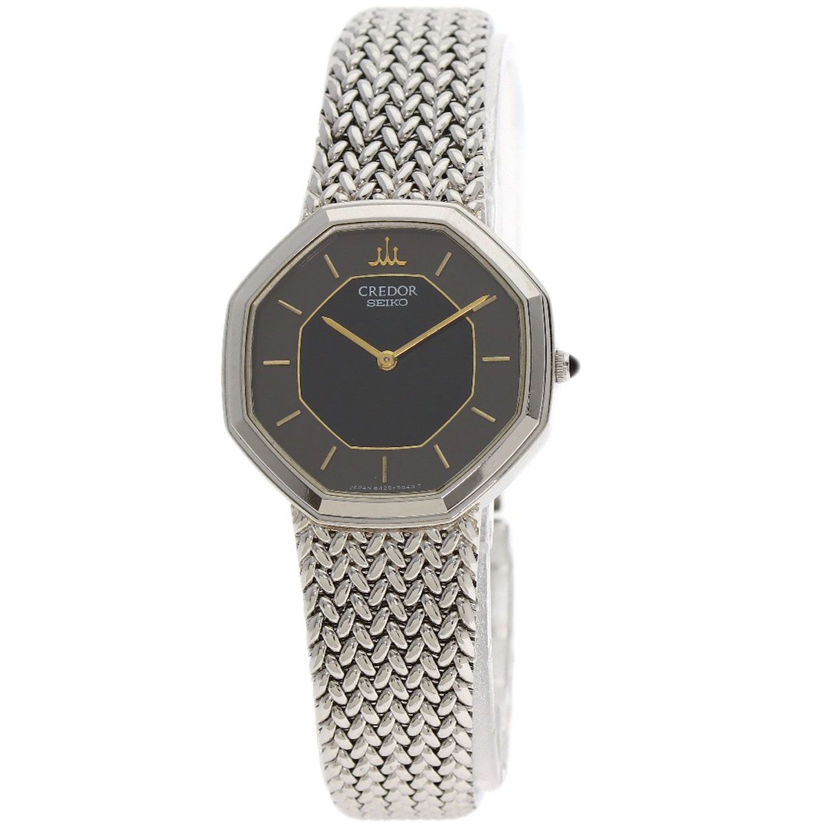 SEIKO セイコー 8420 5660 クレドール オクタゴン 腕時計 SS レディース