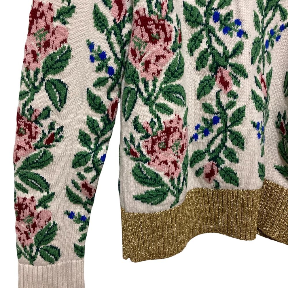 美品 GUCCI グッチ フラワージャガード ニット セーター 493495 サイズ