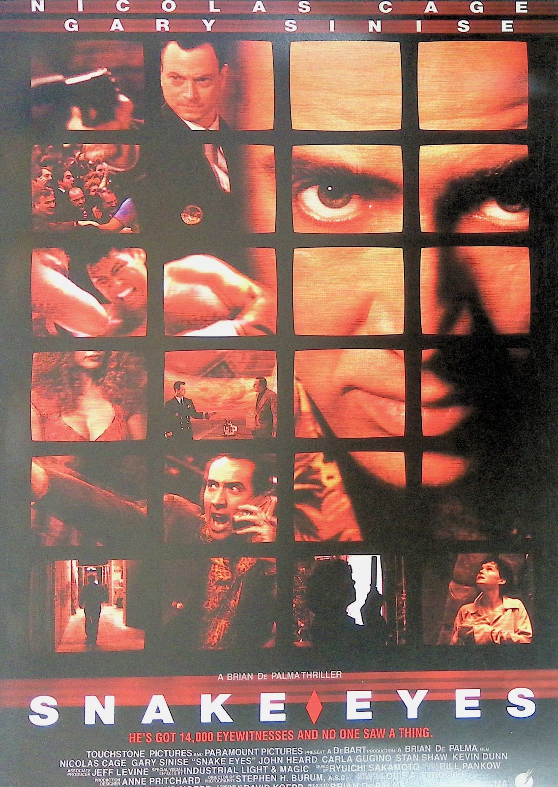 映画パンフレット Snake Eyes スネーク・アイズ ブライアン・デ