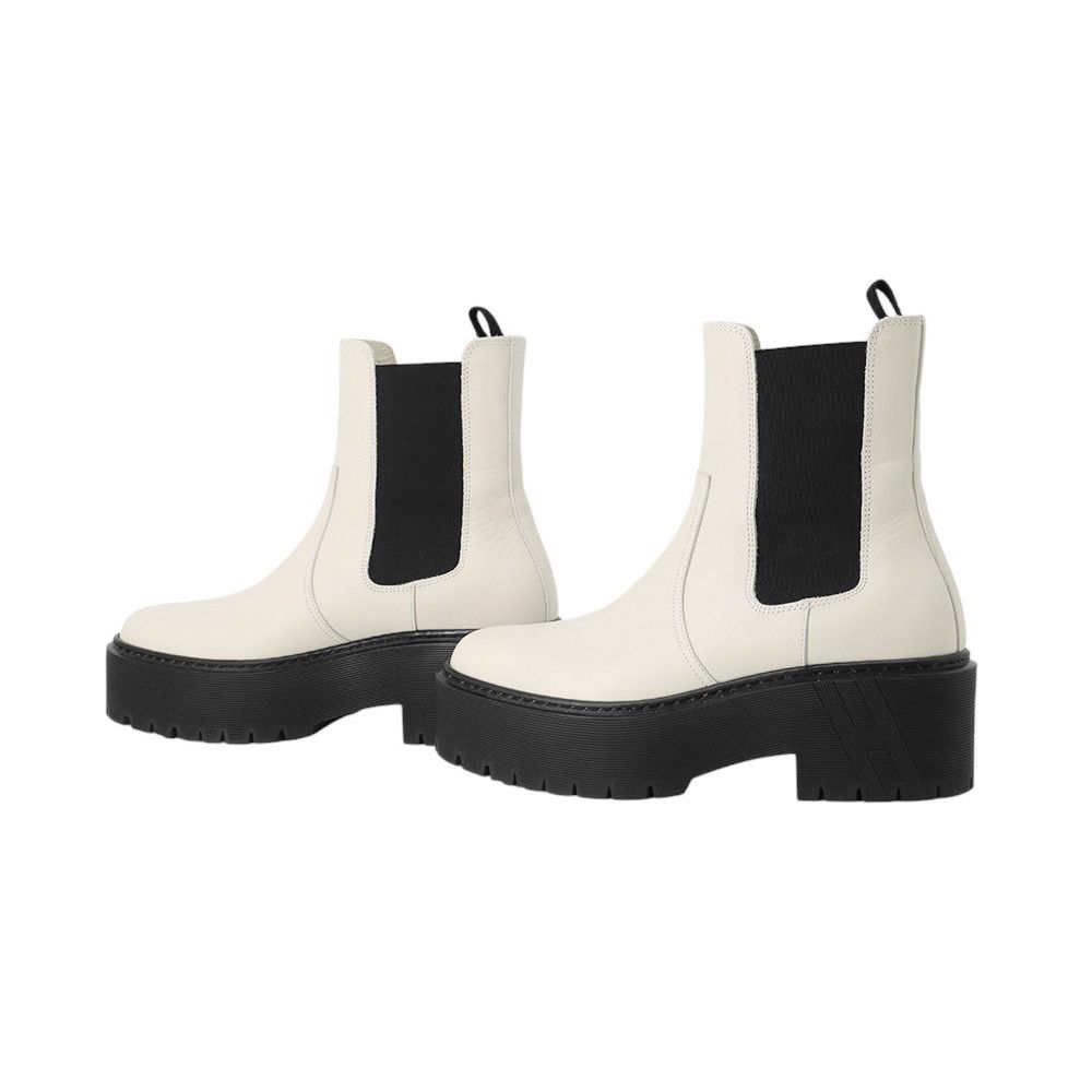 エルメス ブーツ ハロウ サイドゴア レザー レディースサイズ37 HERMES