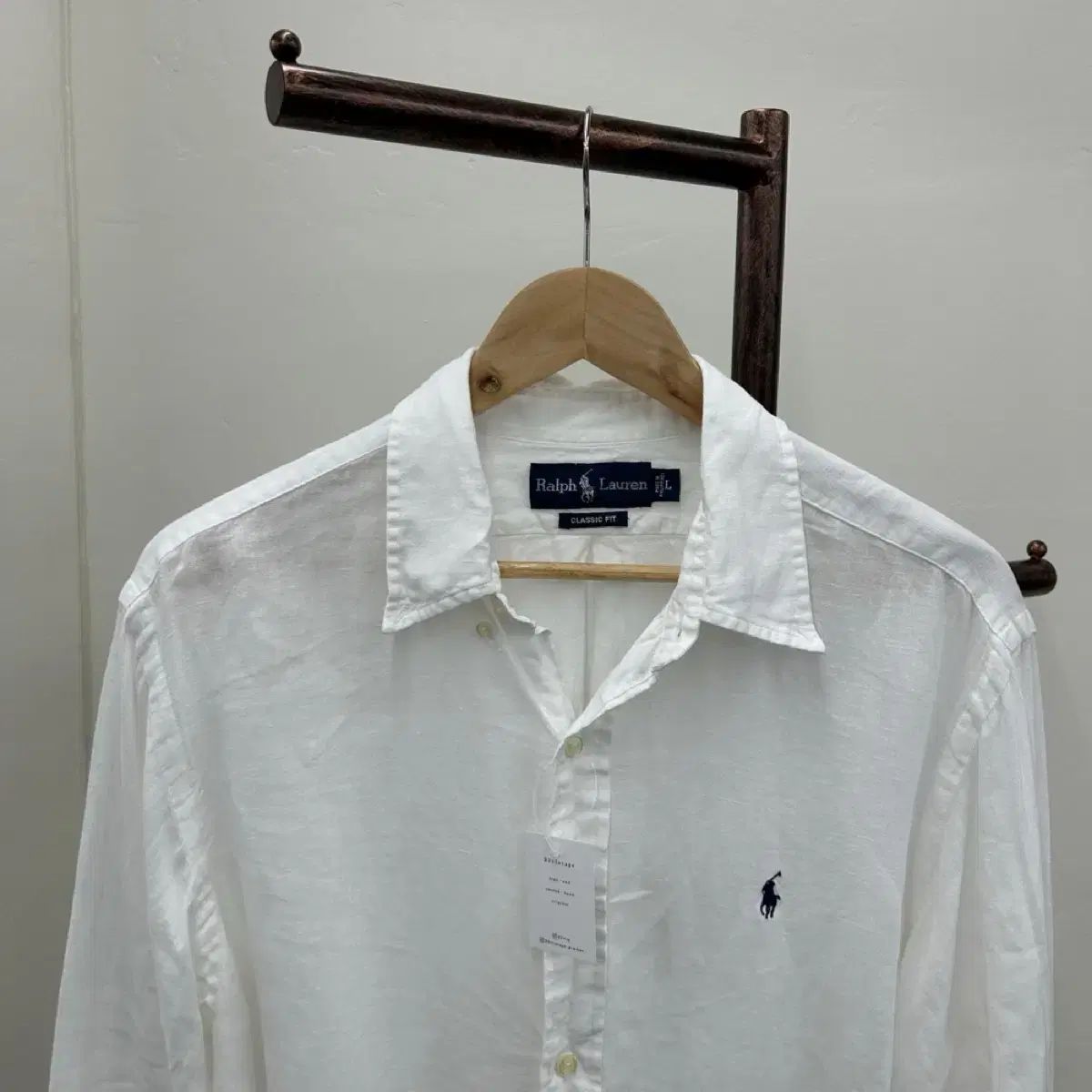 13998 - ポロラルフローレン 白 リネン シャツ メンズ トップス 【公式 