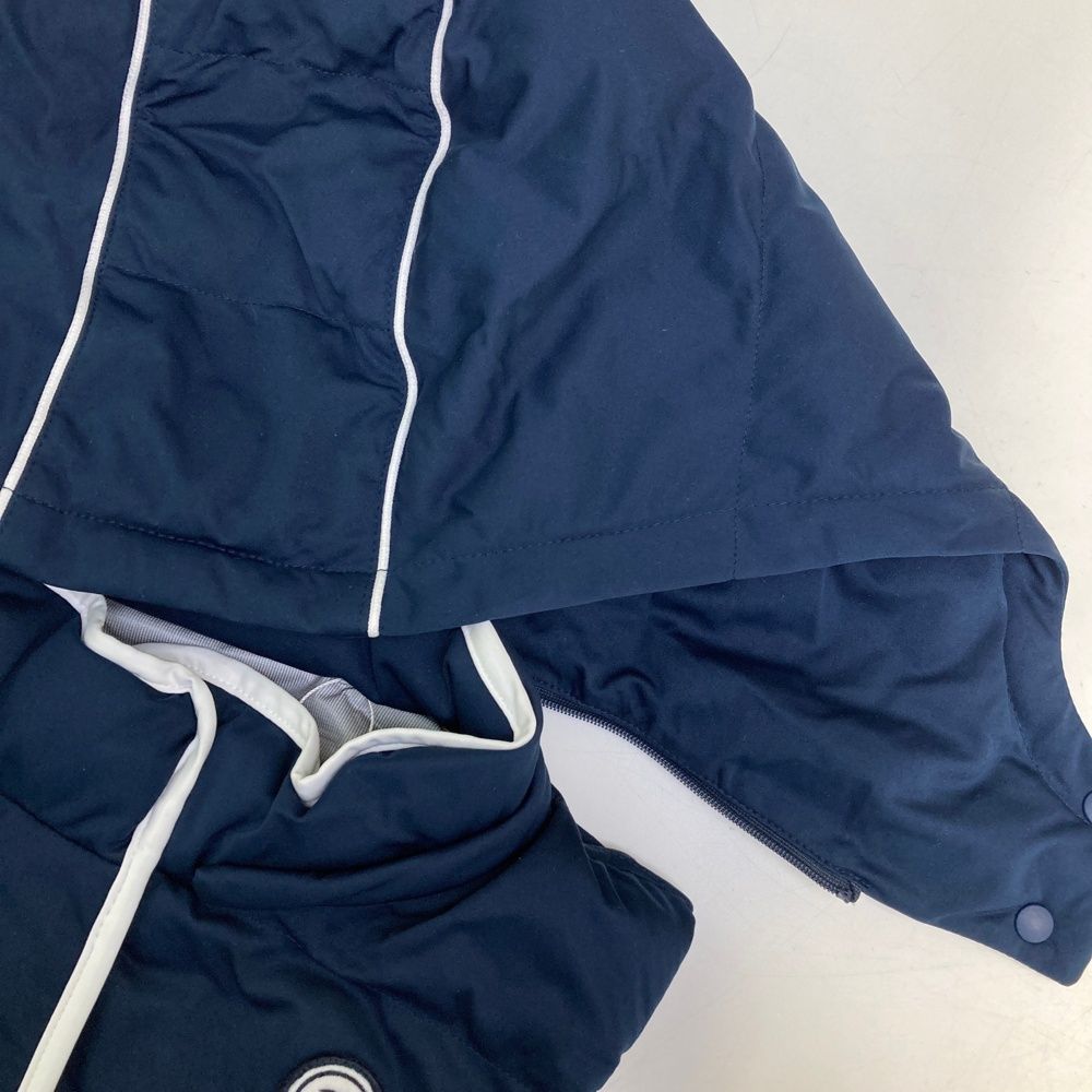 サイズ：M TAYLOR MADE テーラーメイド 2WAY 中綿ベスト ネイビー系