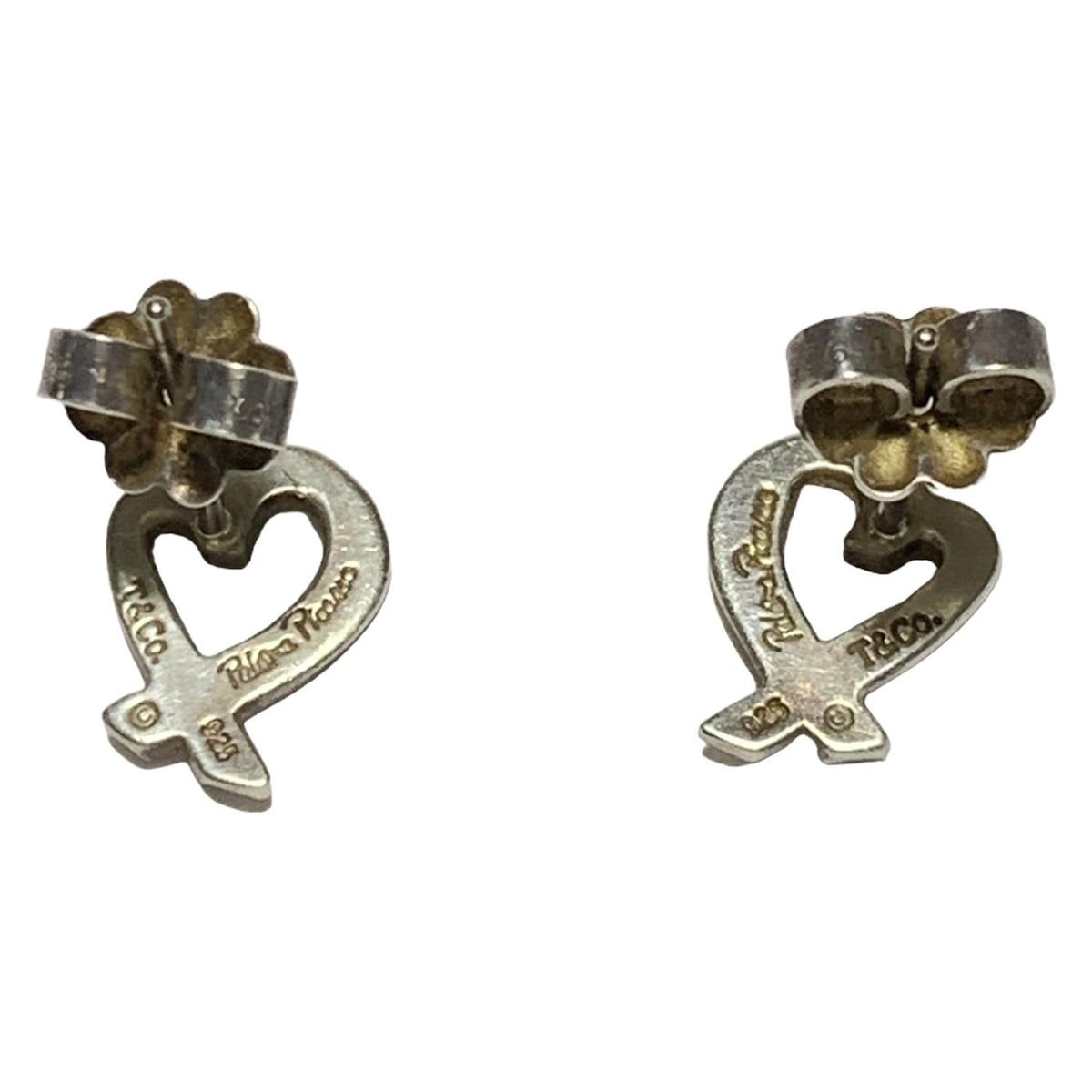 TIFFANY Co ティファニー ピアス ラヴィングハート シルバー