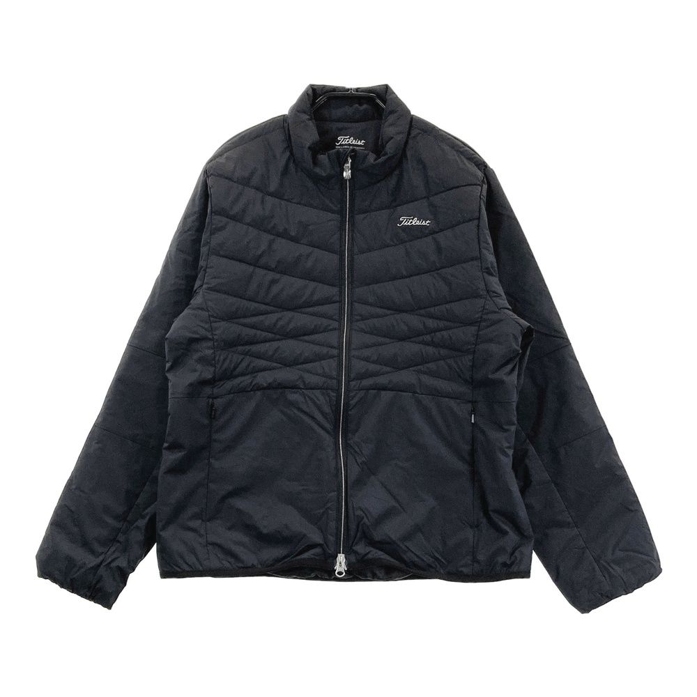 サイズ：LL TITLEIST タイトリスト 中綿 ジップジャケット ブラック系