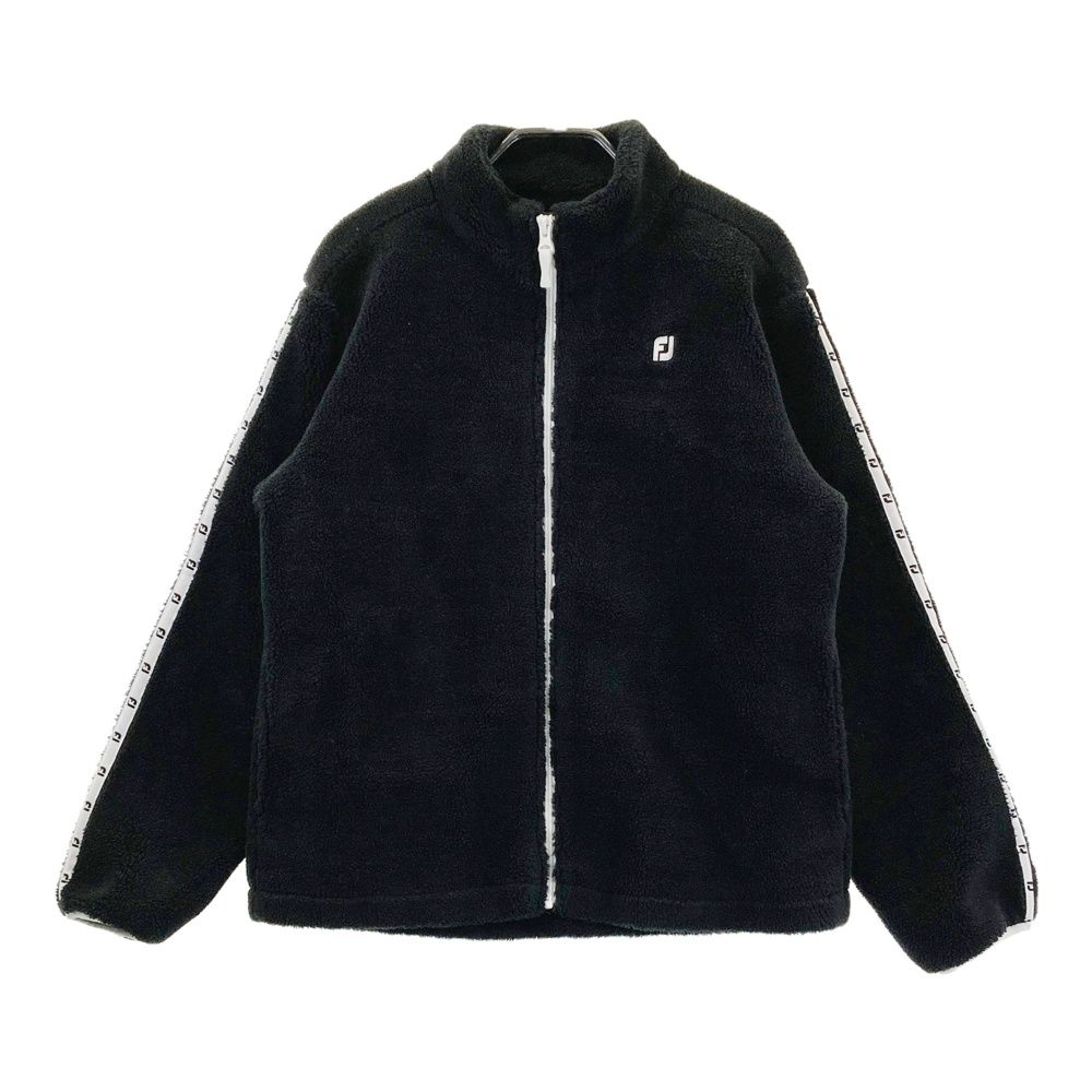 サイズ：L FOOT JOY フットジョイ 2023年モデル ボア ジップジャケット  ブラック系 [240101405622] ゴルフウェア レディース ストスト