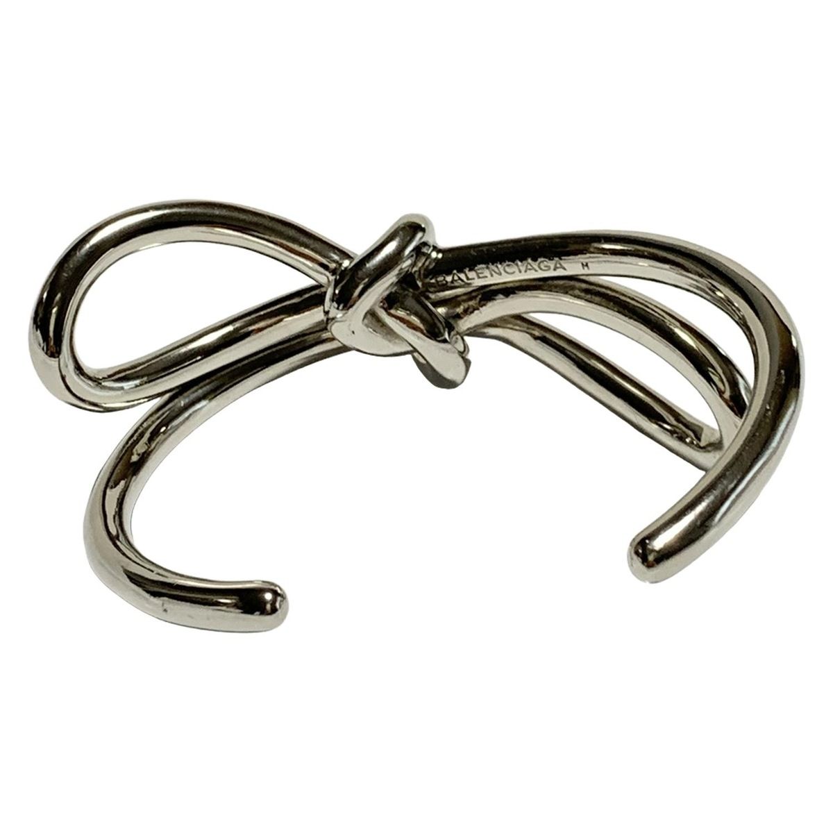 BALENCIAGA(バレンシアガ) バングル - シルバー サイズ：M - メルカリ