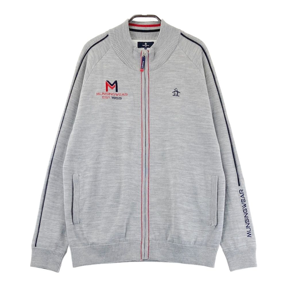 サイズ：LL MUNSING WEAR マンシングウェア 裏地付きニットジャケット