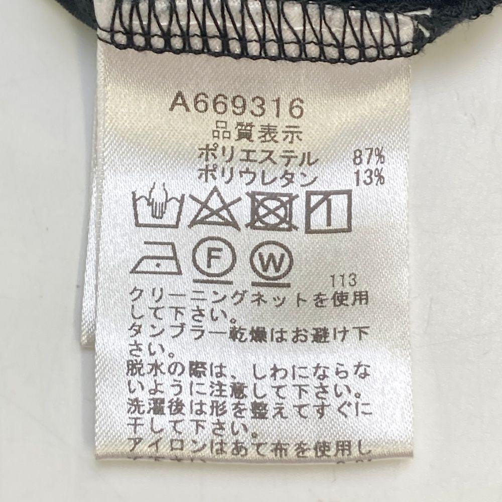 サイズ：46 ARCHIVIO アルチビオ ハーフジップ 半袖Tシャツ ブラック系