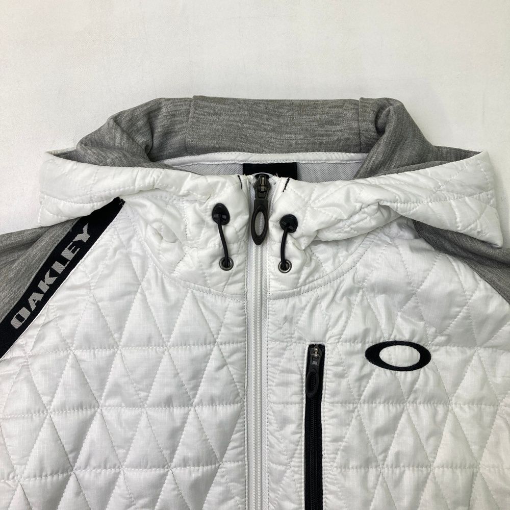 サイズ：M OAKLEY オークリー 中綿切替 フード付き長袖ジャケット