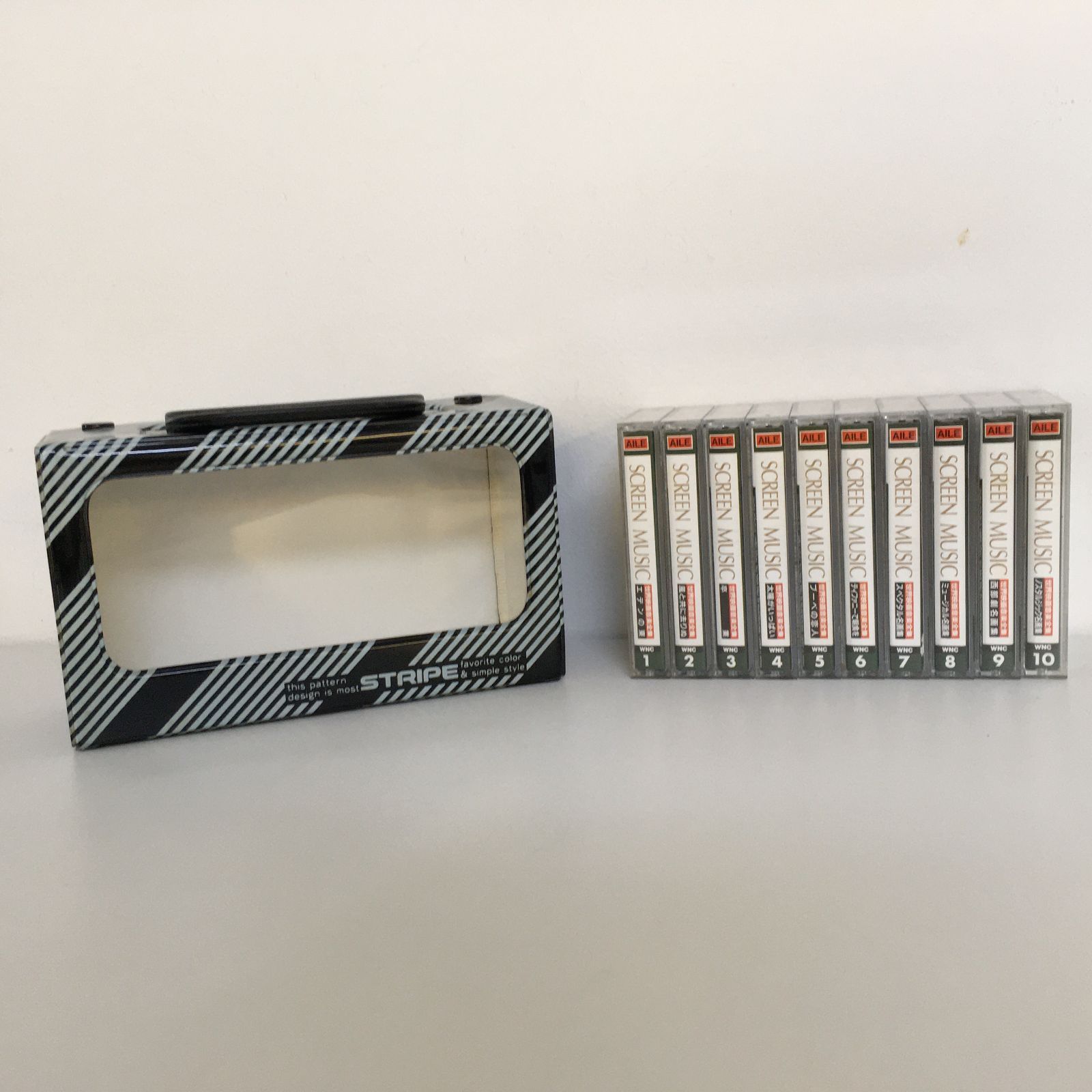 〇STRIPE カセットテープ SCREEN MUSIC 世界映画音楽全集 全10巻