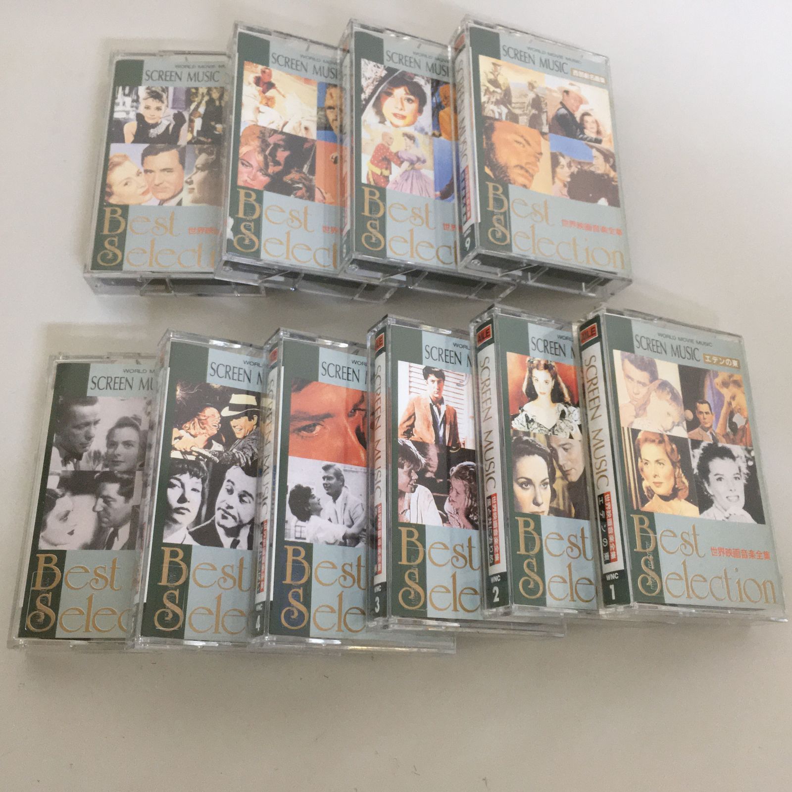 〇STRIPE カセットテープ SCREEN MUSIC 世界映画音楽全集 全10巻