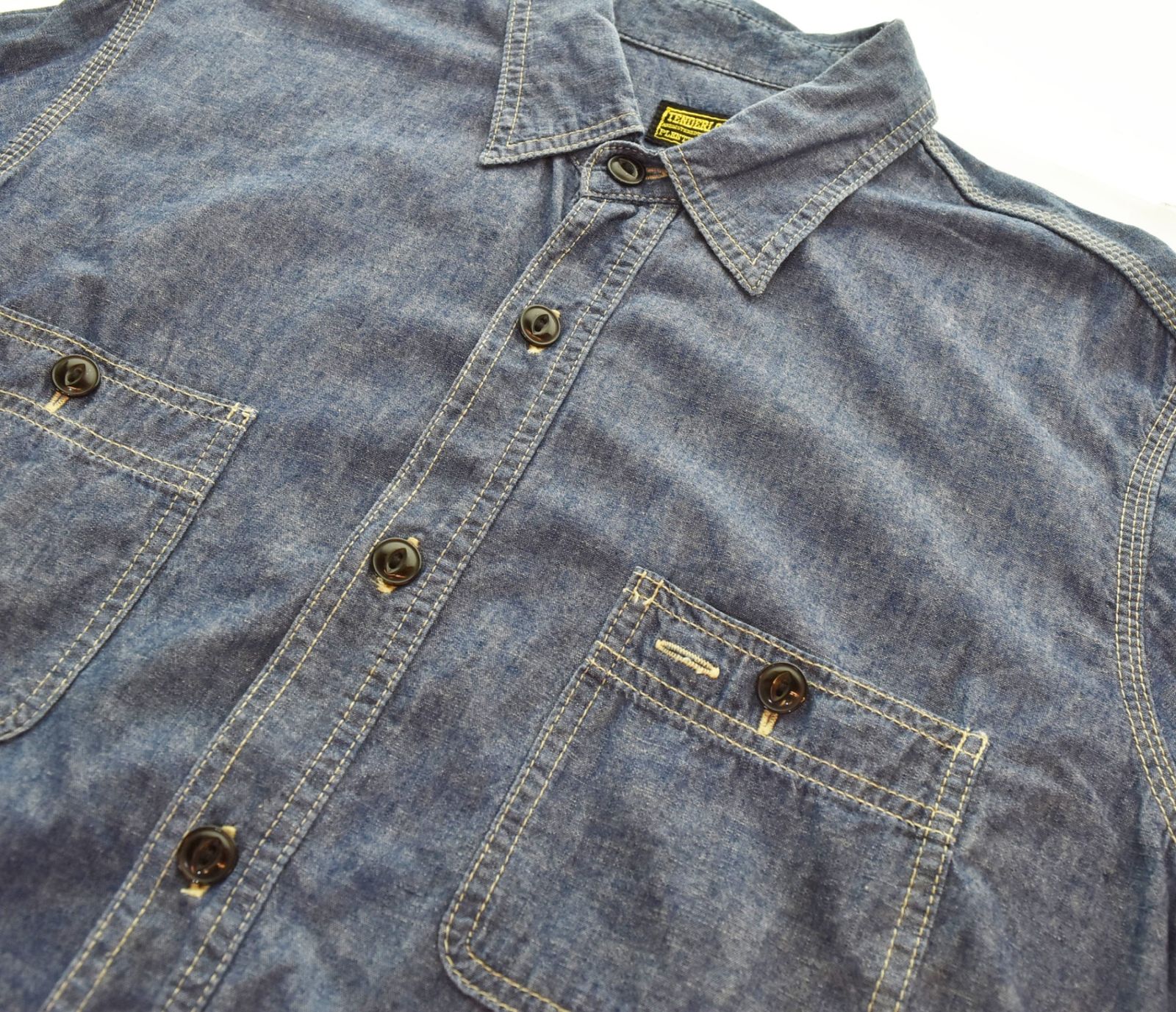 テンダーロイン TENDERLOIN CHAMBRAY シャンブレー シャツ 長袖シャツ