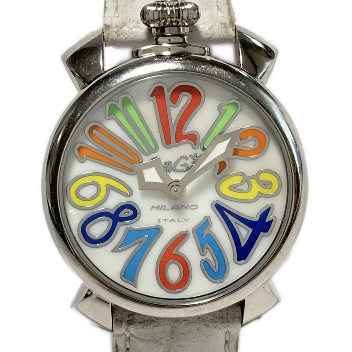 GAGA MILANO(ガガミラノ) 腕時計 マヌアーレ40 レディース シェル文字