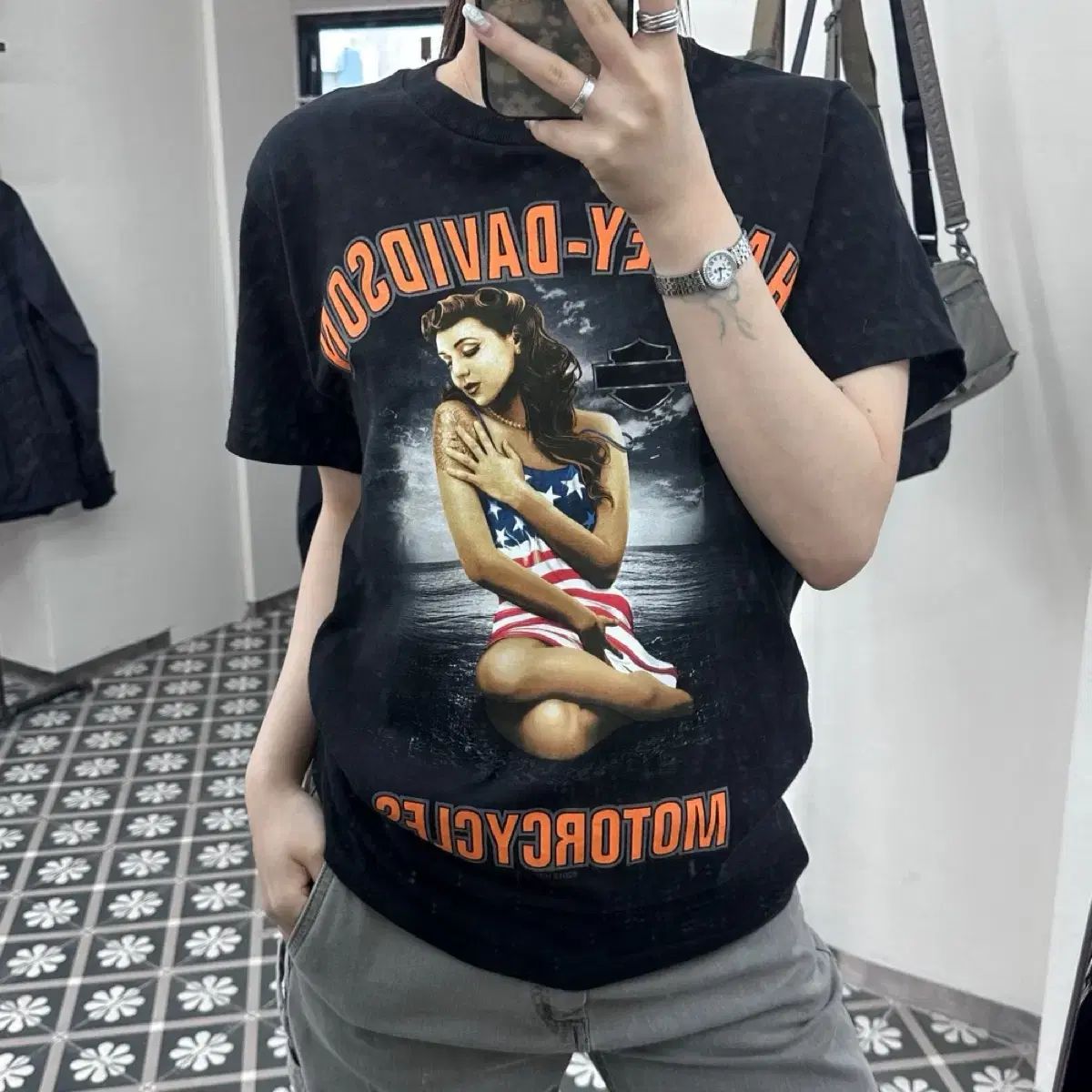 14345 ハーレーダビッドソン 半袖 Tシャツ