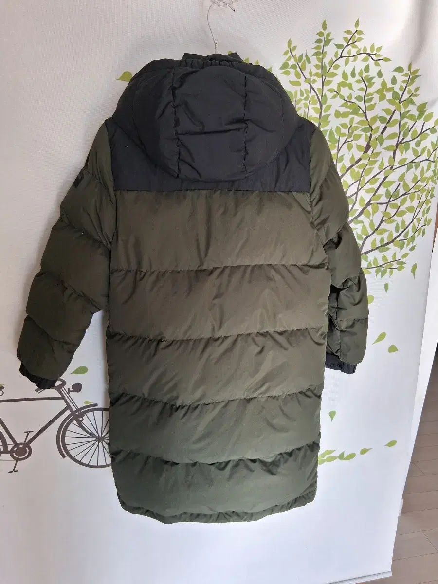 ロング丈 カーキ色