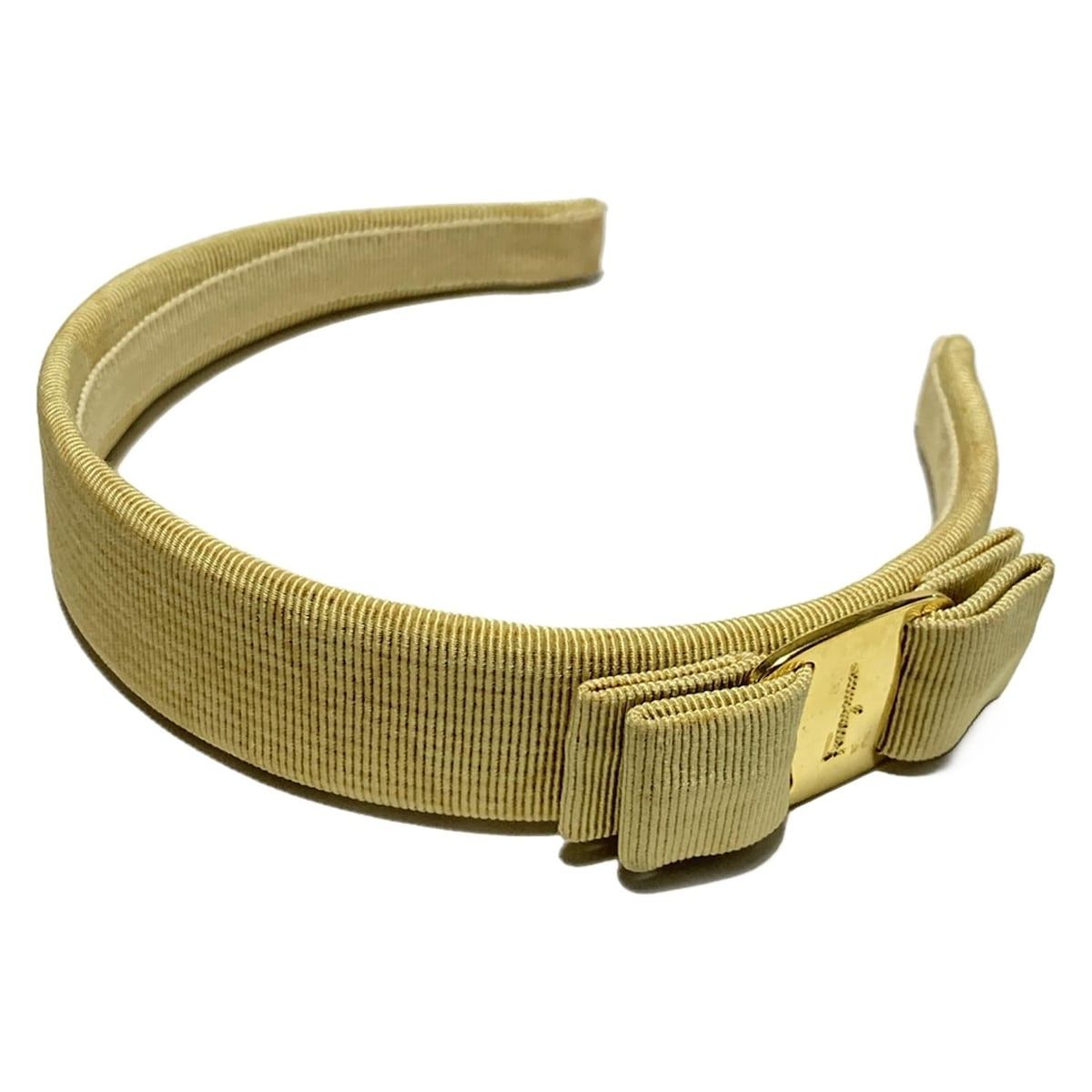 Ferragamo フェラガモ　カチューシャ　ゴールドバックル FERRAGAMO/SalvatoreFerragamo(サルバトーレフェラガモ) カチューシャ