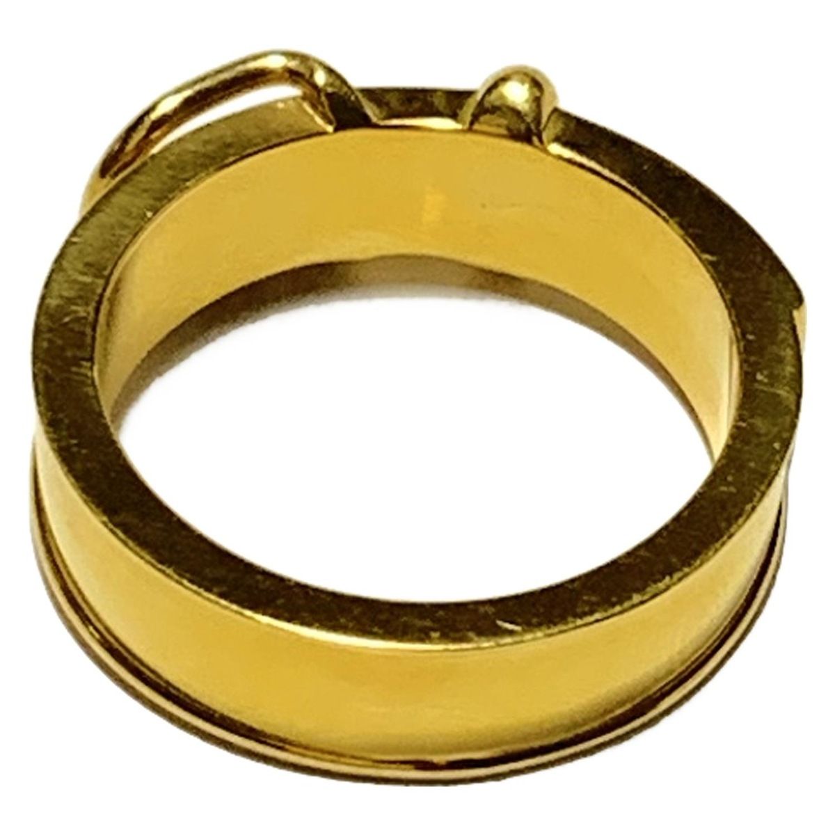 HERMES(エルメス) スカーフリング ブックルセリエ ゴールド - メルカリ