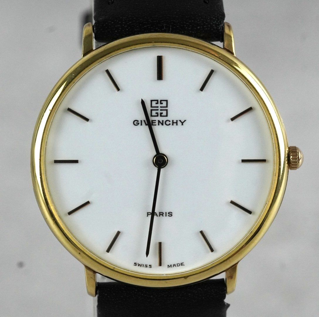新品電池交換済】GIVENCHY PARIS ジバンシー ドレスウォッチ wacth